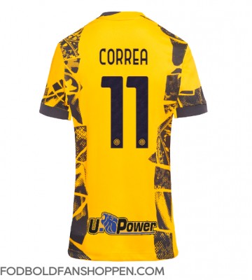 Inter Milan Joaquin Correa #11 Tredjetrøje Dame 2024-25 Kortærmet
